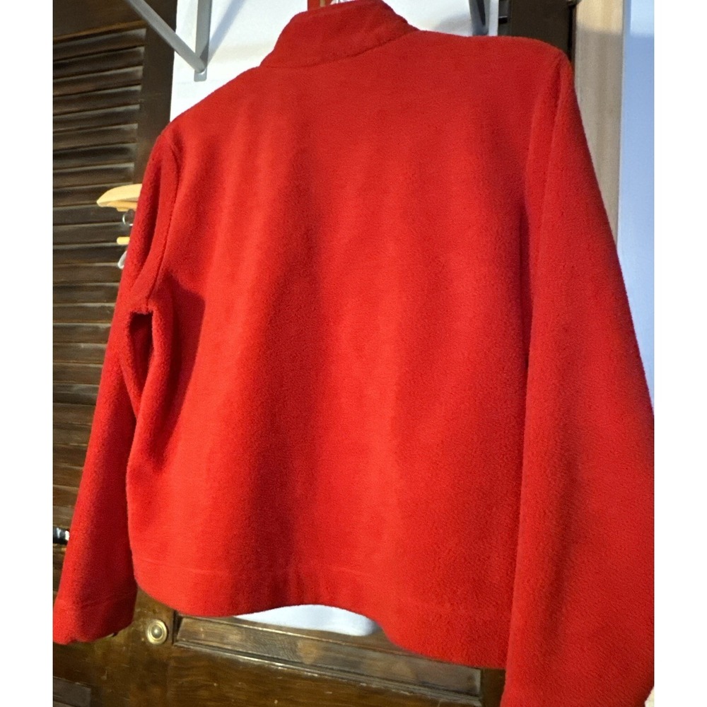 White Stag Ugly Christmas Sweater X-Large(16-18) Stockings Fleece Vintage Zipper - Picture 7 of 7